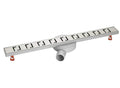 Duschablauf 60 cm Kunststoff mit Edelstahl