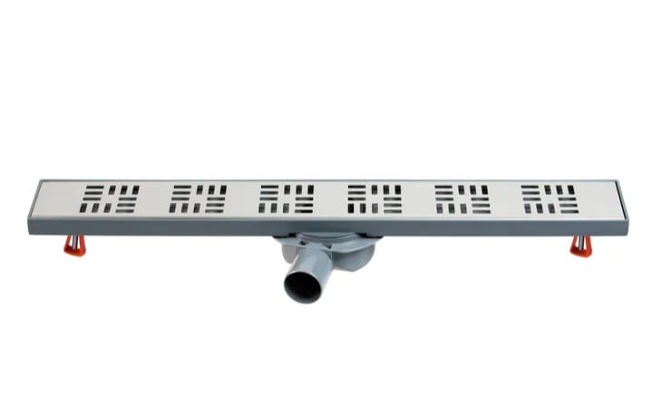 Duschablauf 30 cm Kunststoff mit Edelstahl