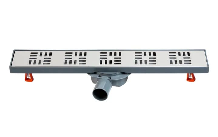 Duschablauf 30 cm Kunststoff mit Edelstahl