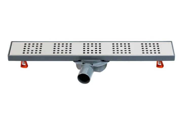 Duschablauf 30 cm Kunststoff mit Edelstahl